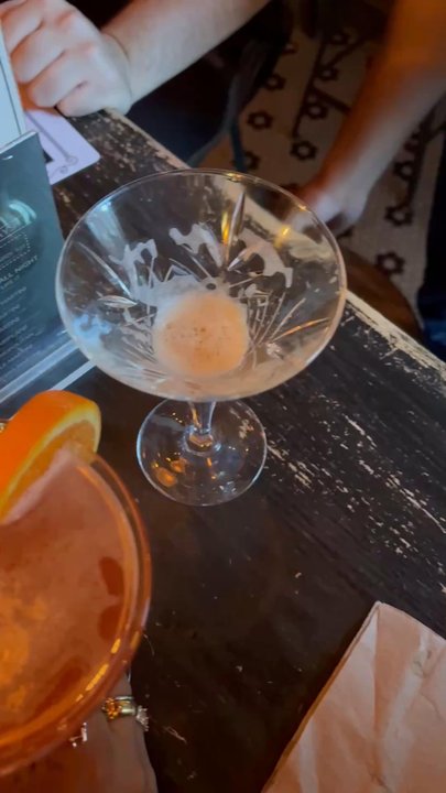 Mess Hall - beginning to end: paper airplane, espresso martini, pear martini - Cocktail Bars Near Me - New York, New York
