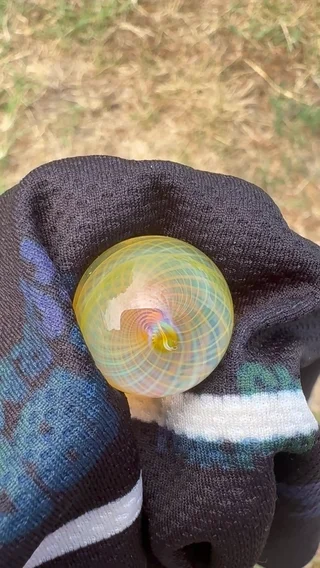 Preview pic of Green forest glass marble