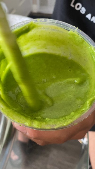Juice It Up! - My thick "juice" this is the greens blended juice. More like a smoothie. Very disappointed. - Juice Bars & Smoothies Near Me - Rancho Cucamonga, California