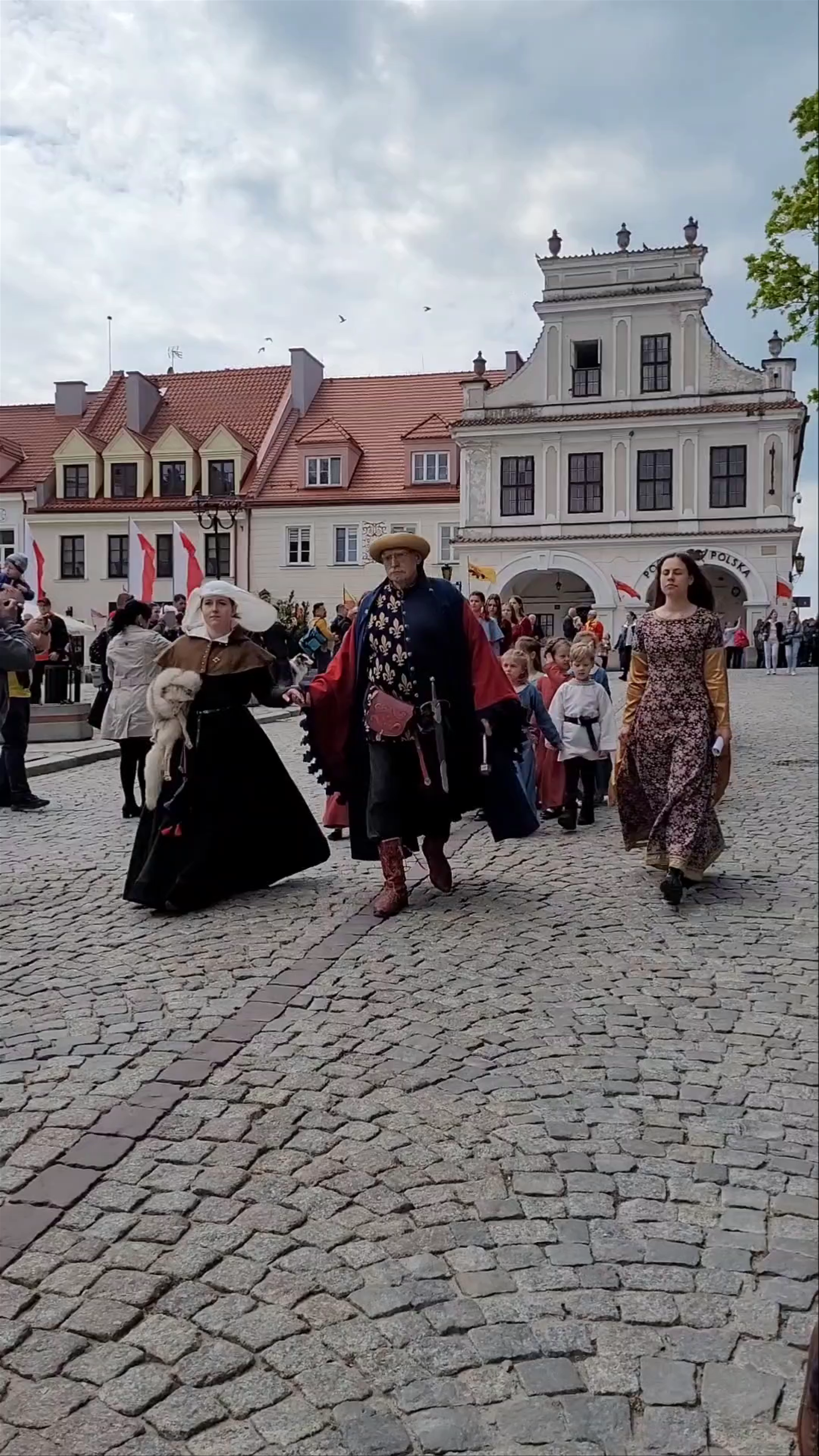 Medieval Festival Parade at Sandomierz Old Town