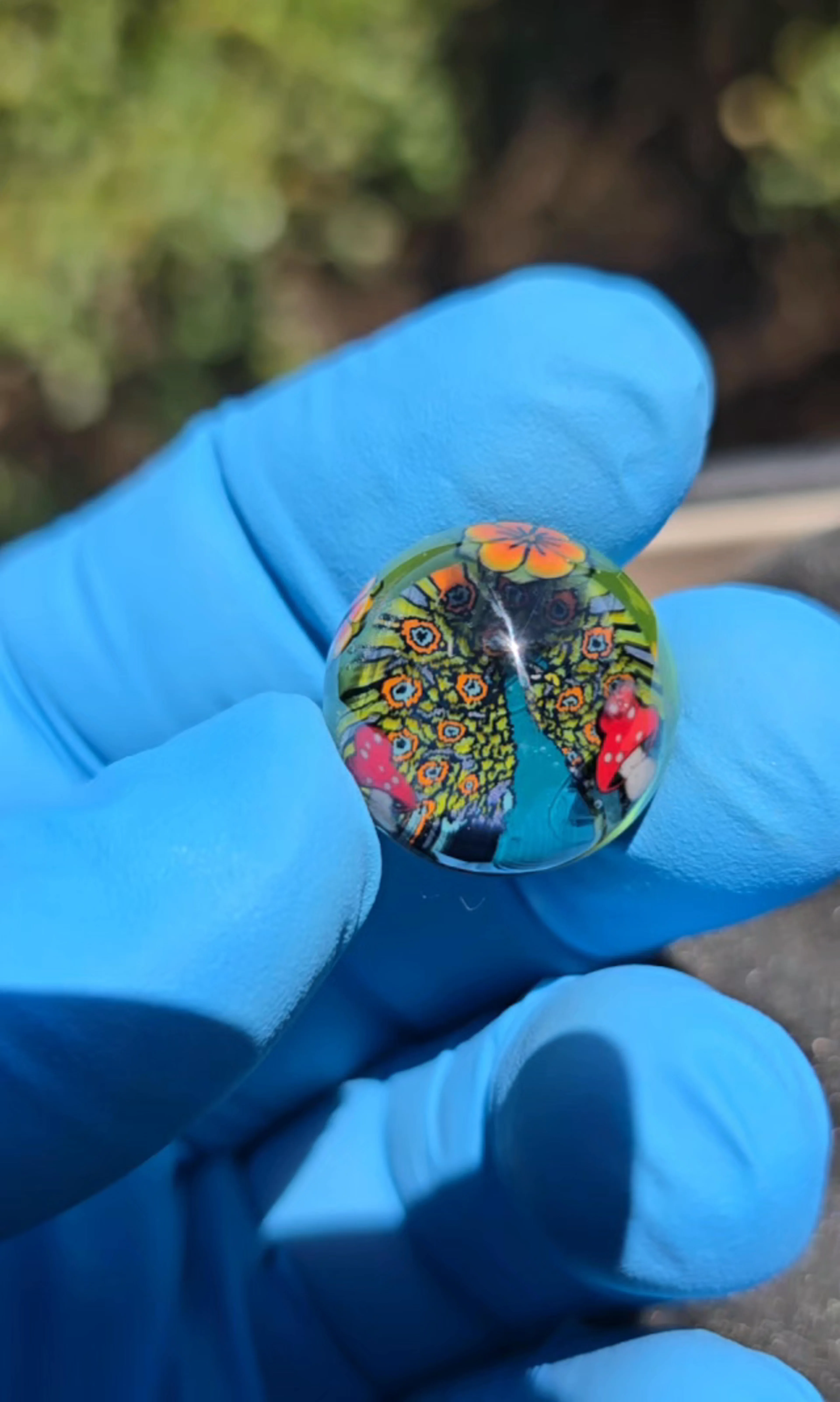 Preview pic of Peacock 🦚 🍄 🌼 Marble