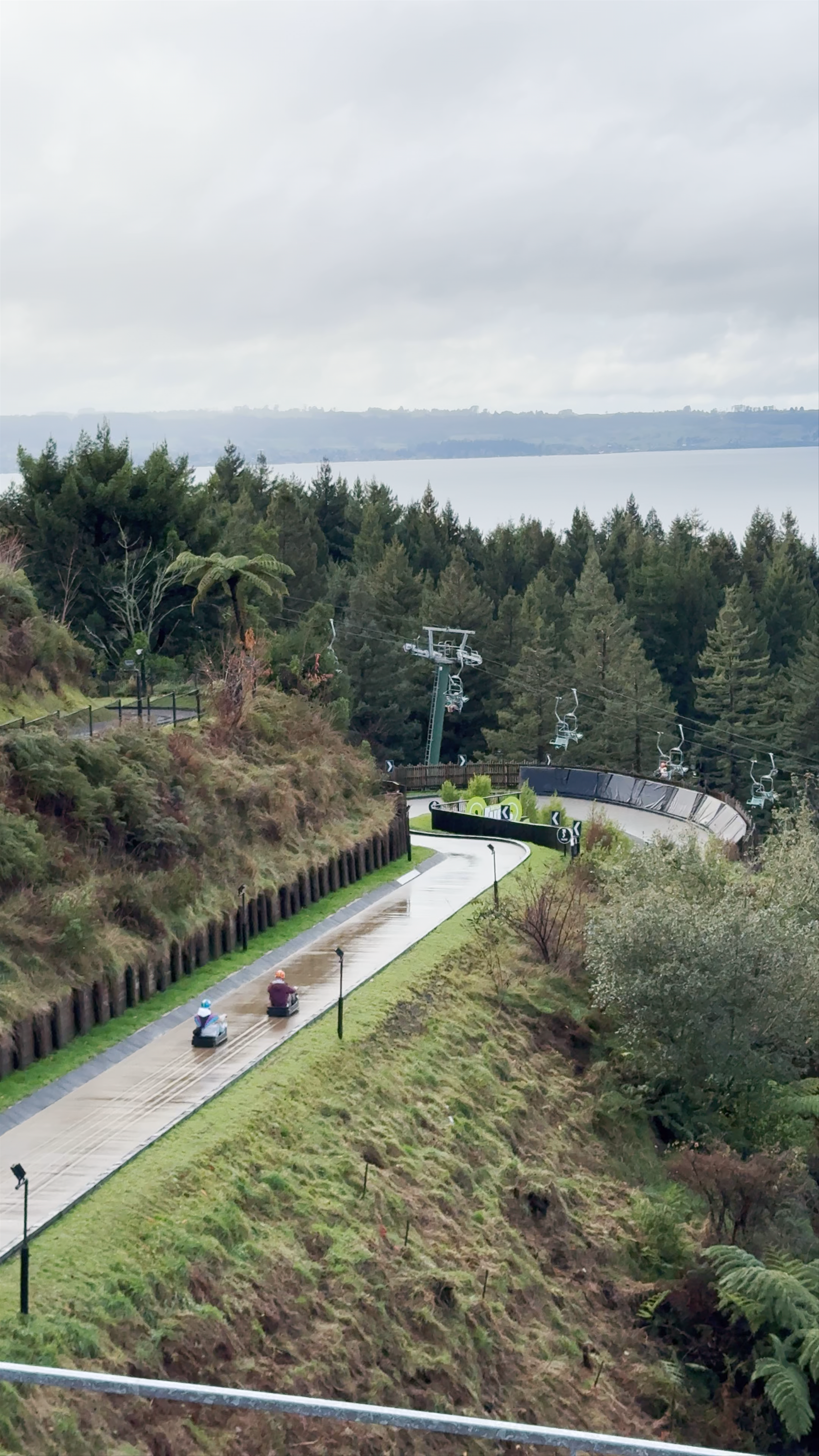 Skyline Luge Primary Launch Area Mountain Road