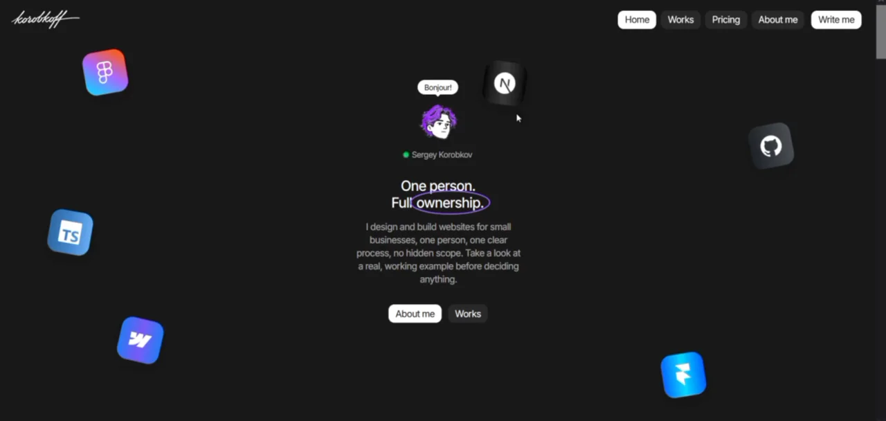 I finally made my own portfolio website: korobkoff.digital. It has my work, services and answers to common questions. I’d be glad if you take a look.