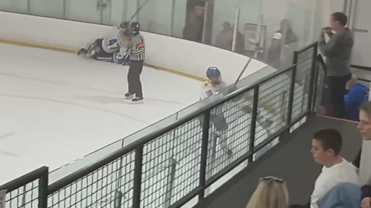 Jax Johnson's Game-Changing Hit | Orange County Hockey 16U AA