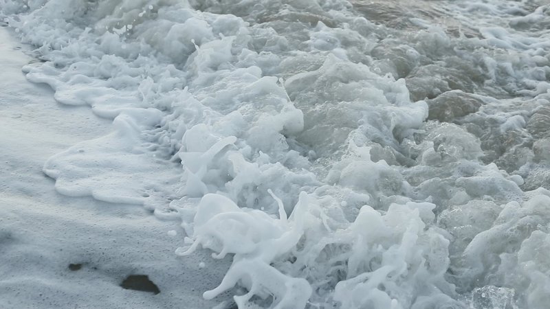 Waves Crashing on the Beach in Maui, Hawaii poster