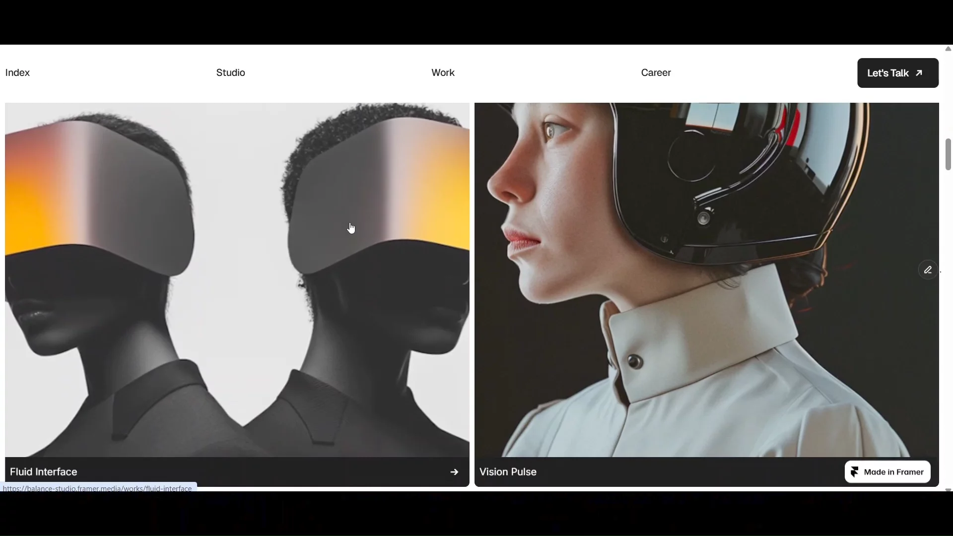 Balanceo portfolio website template is FREE now to remix.   https://framer.link/4Mqv5wY