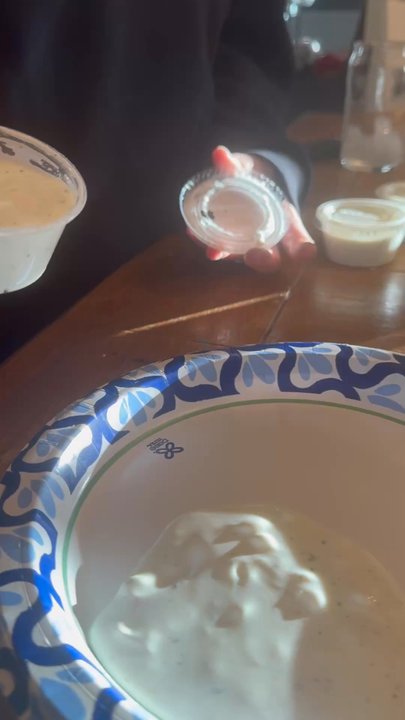 Wingstop - clumpy ranch WTF!!! - Chicken Wings Near Me - Farmington Hills, Michigan