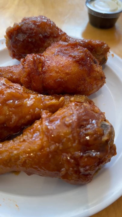 Bonchon Norfolk - Half soy & garlic half spicy ! The spicy is nothing to be played with !!! - Chicken Wings Near Me - Norfolk, Virginia