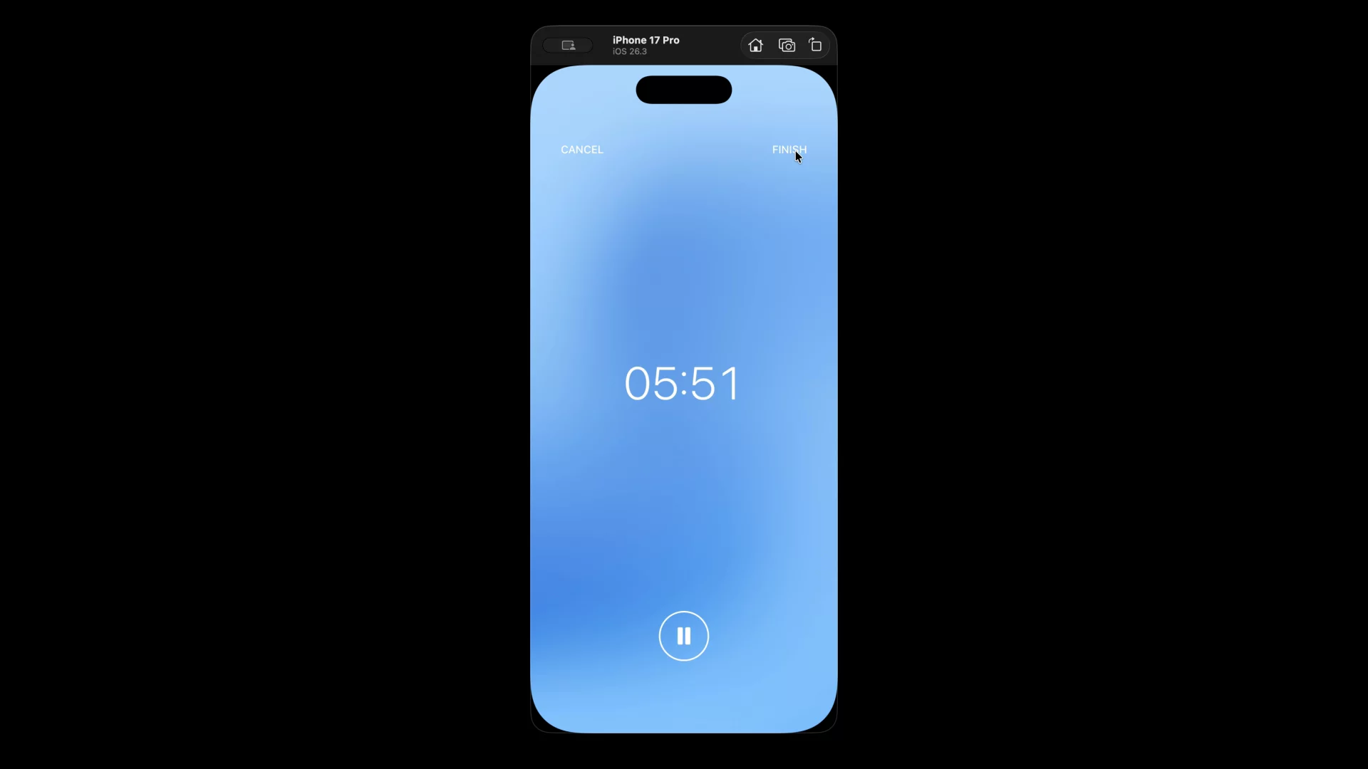 inwards: minimalistic meditation timer image 1