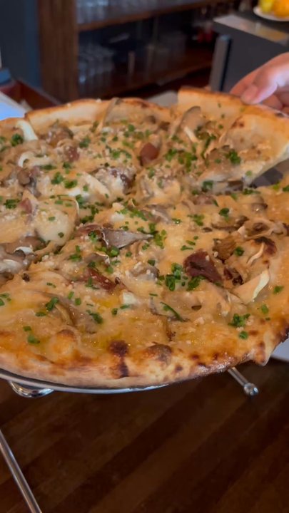 Prairie Fire - Mushroom Pizza - Pizza Near Me - Brookline, Massachusetts