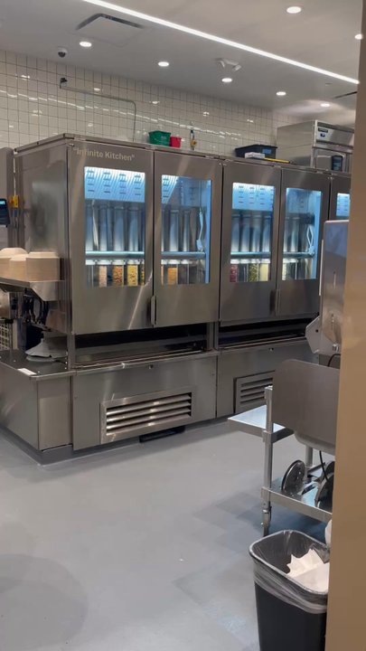 sweetgreen - Healthy Salads, Wraps, and Bowls - This video shows the new machine that makes your salad to portion. - Salad Near Me - Santa Rosa, California