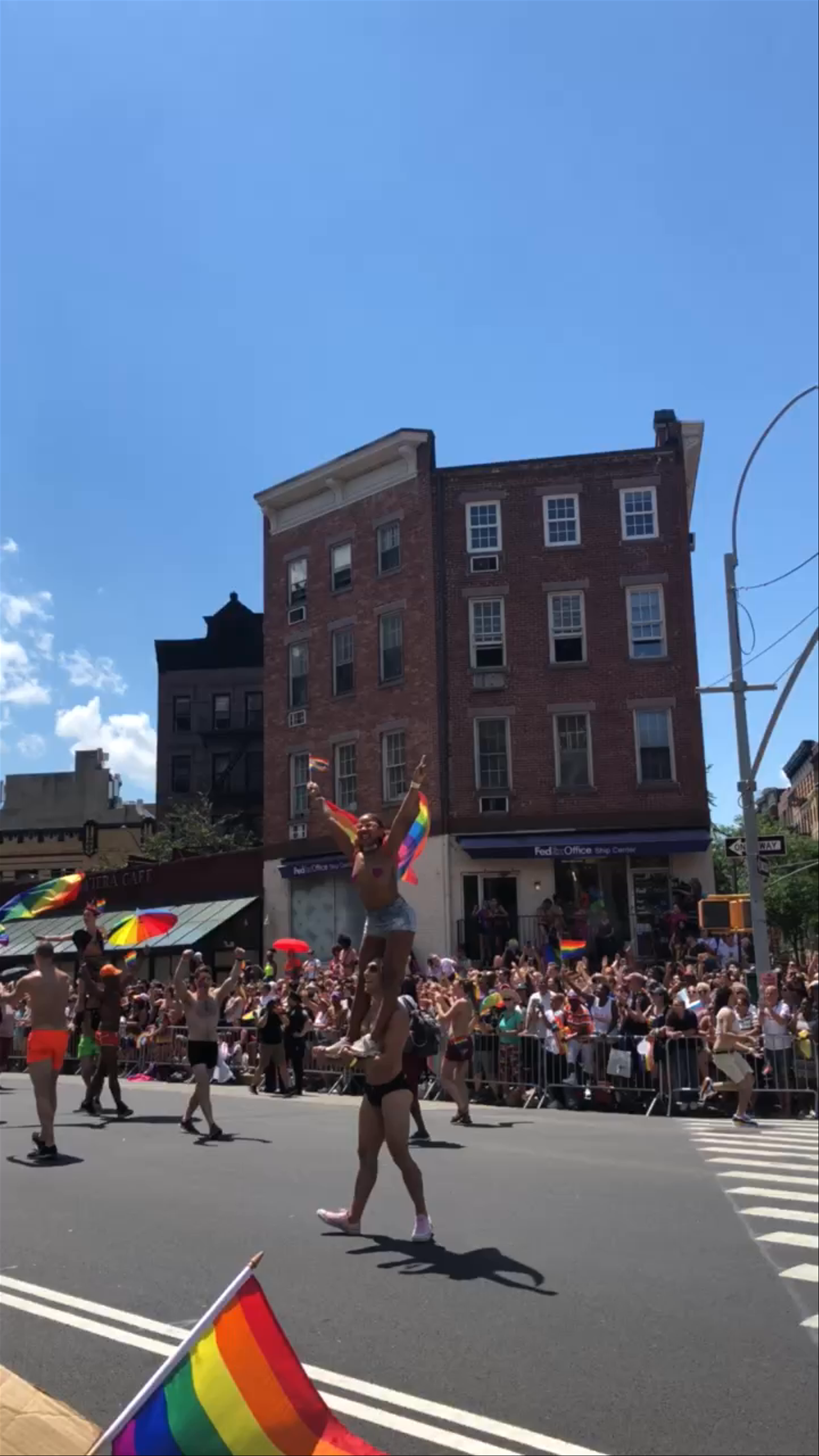 Celebrating Pride at Stonewall: Vibrant LGBTQ+ Parade in New York City
