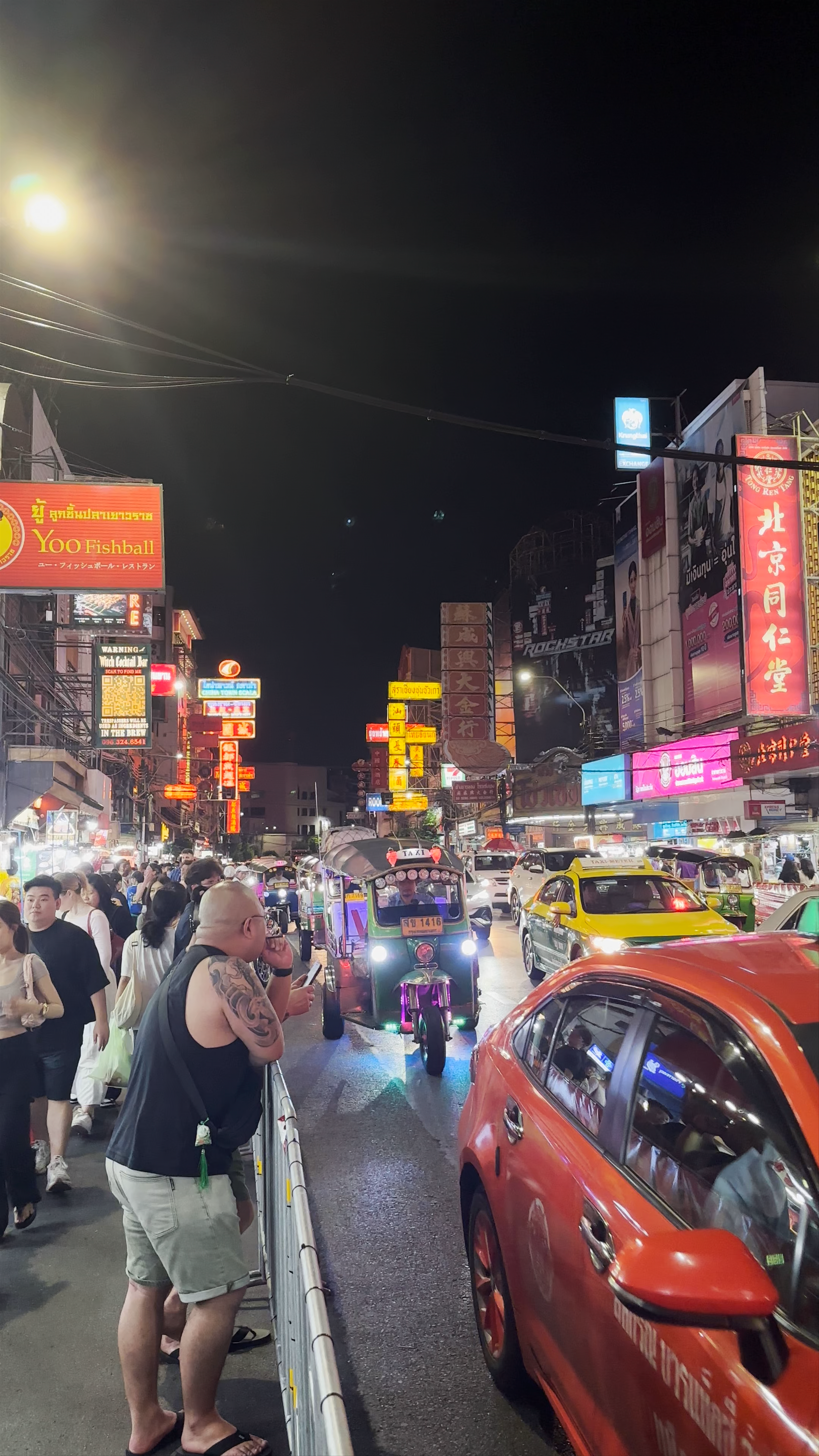 Nightlife and Streets of Chinatown, Bangkok