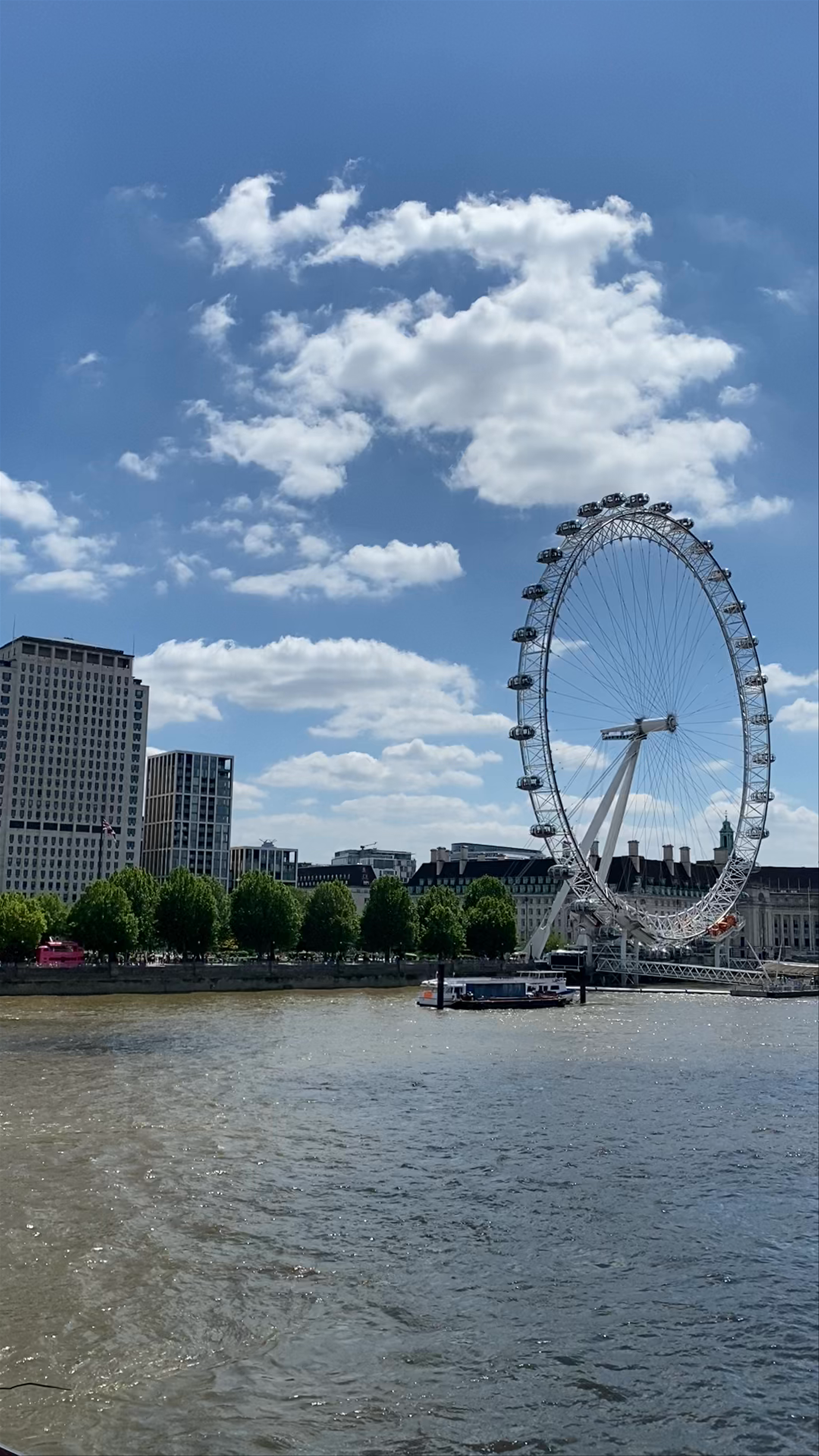 Lastminute.com London Eye: Stunning Riverside Views on a Sunny Day