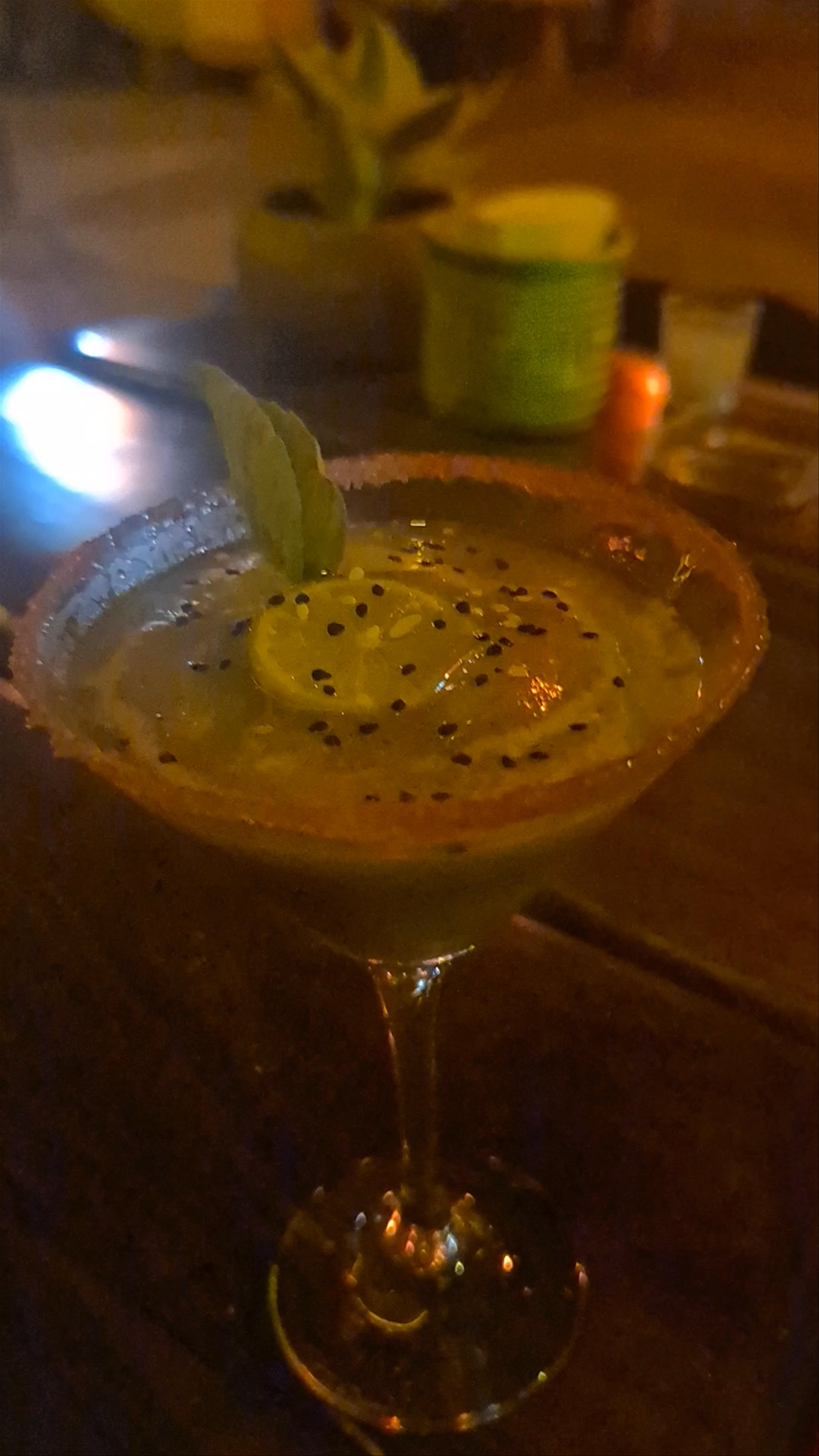 Evening Cocktails at Brisas de Zicatela Beach Bar, Oaxaca