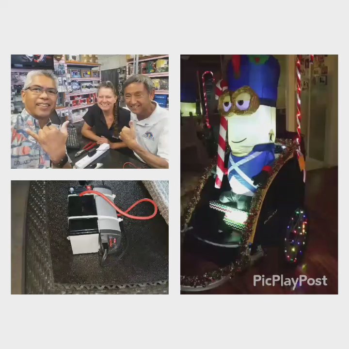 Battery Bill's - Battery Bill hooked me up with his expert advice to keep Bob the Minion powered up for the Waikiki Christmas Parade this week. - Battery Stores Near Me - Honolulu, Hawaii