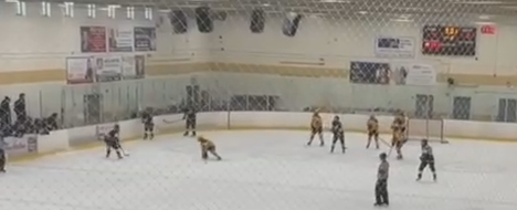 Connor grace: Impressive skating and stick handling goal at the ice jam!