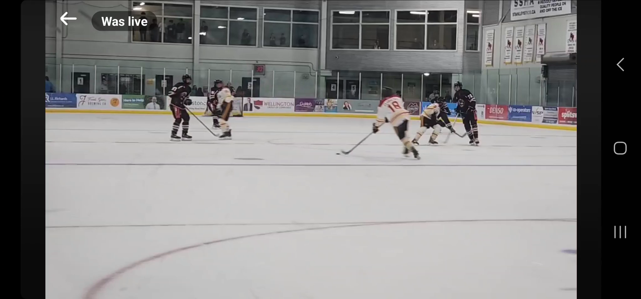 Owen Elgbacka's Stunning End-to-End Backhand Goal | Guelph Jr. Gryphons