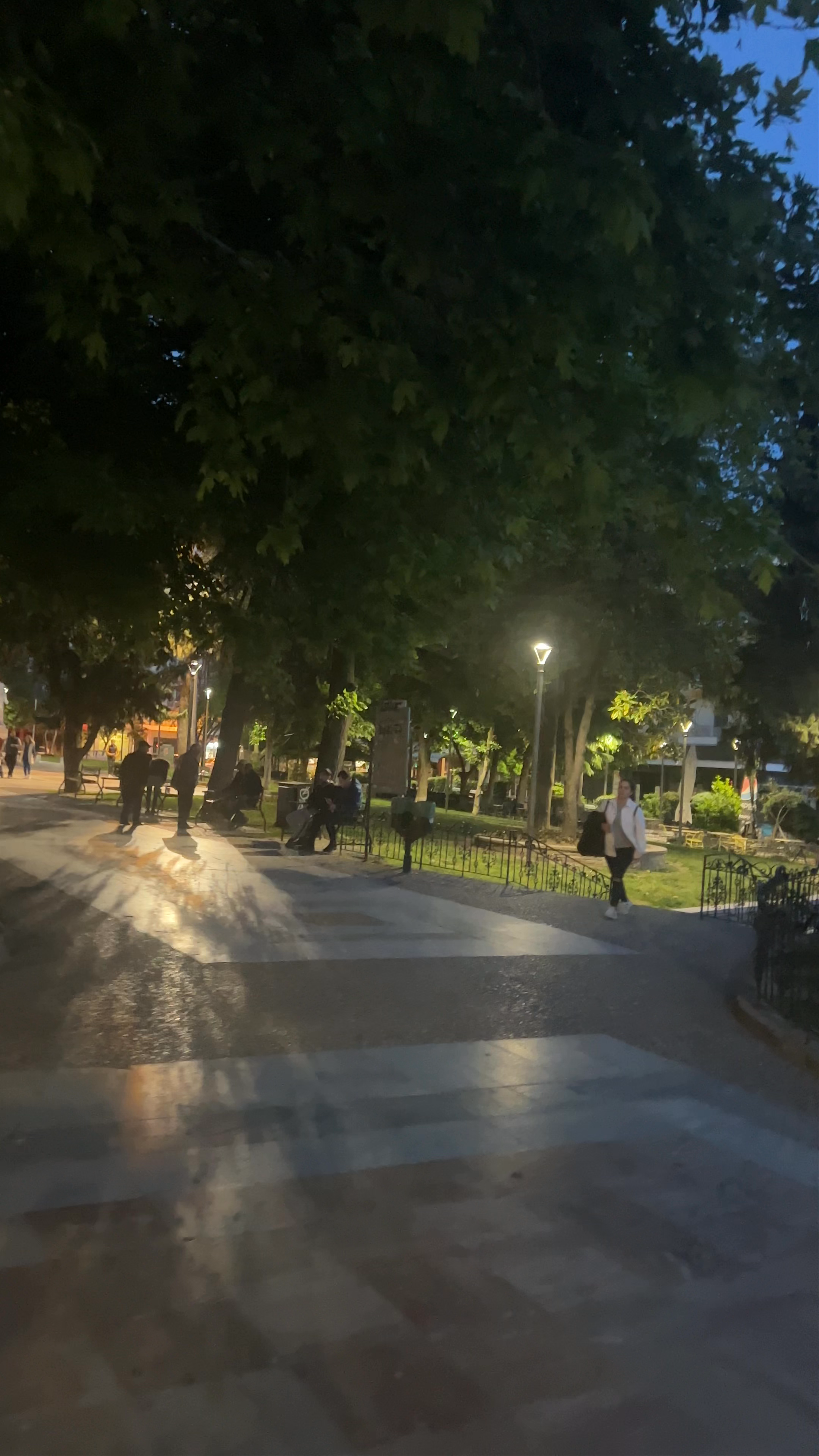 Evening Ambiance at Eleftherias Square, Serres
