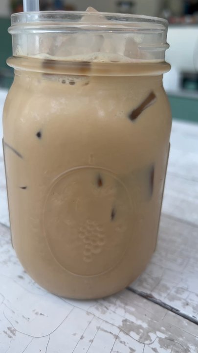 The Coffee Bar - Yummy ice latte in a glass - Coffee & Tea Near Me - Washington, DC, District of Columbia