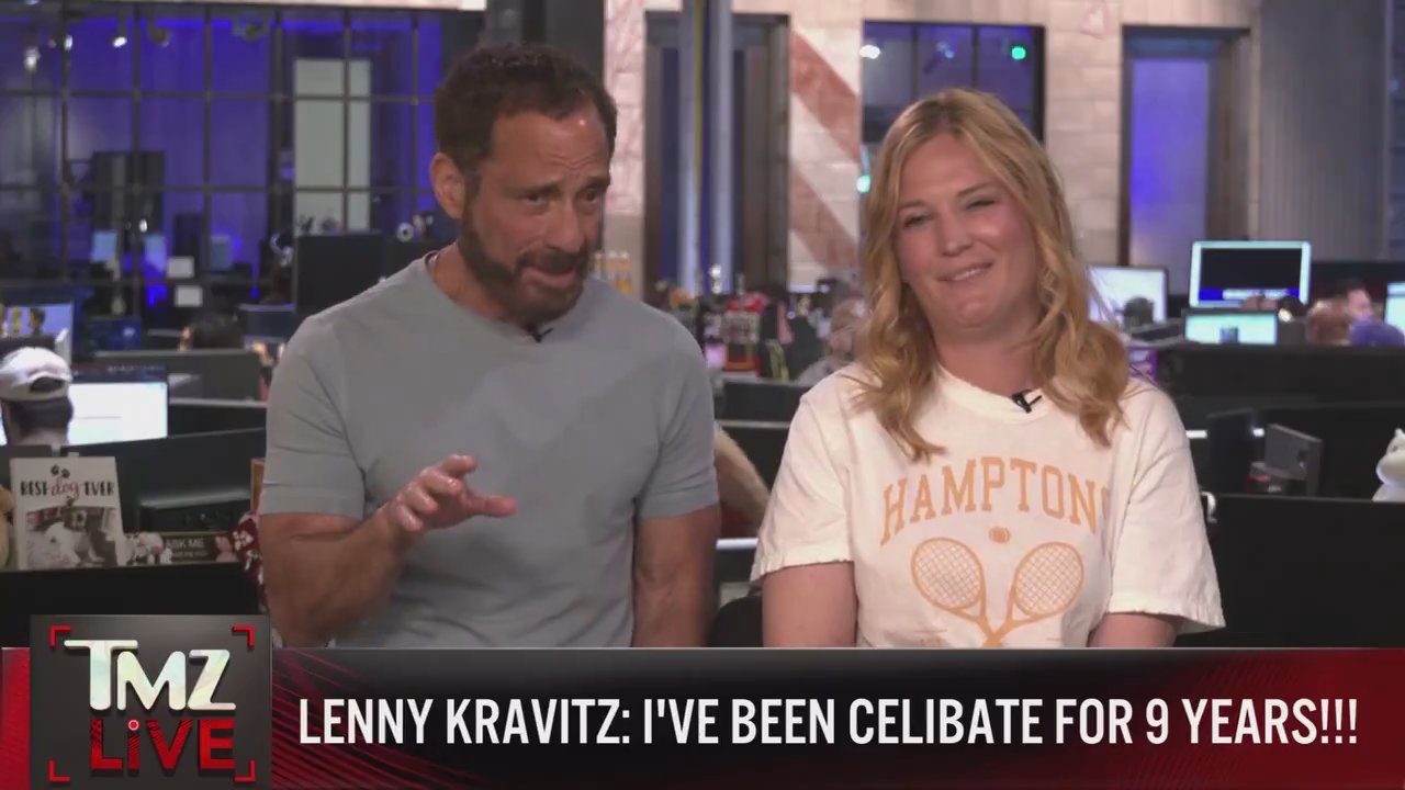 Do you believe that Lenny Kravitz has been celibate for 9 years?