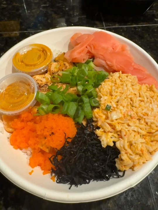 Just Poke - Seared salmon bowl with spicy crab and scallops - Poke Near Me - Covington, Washington