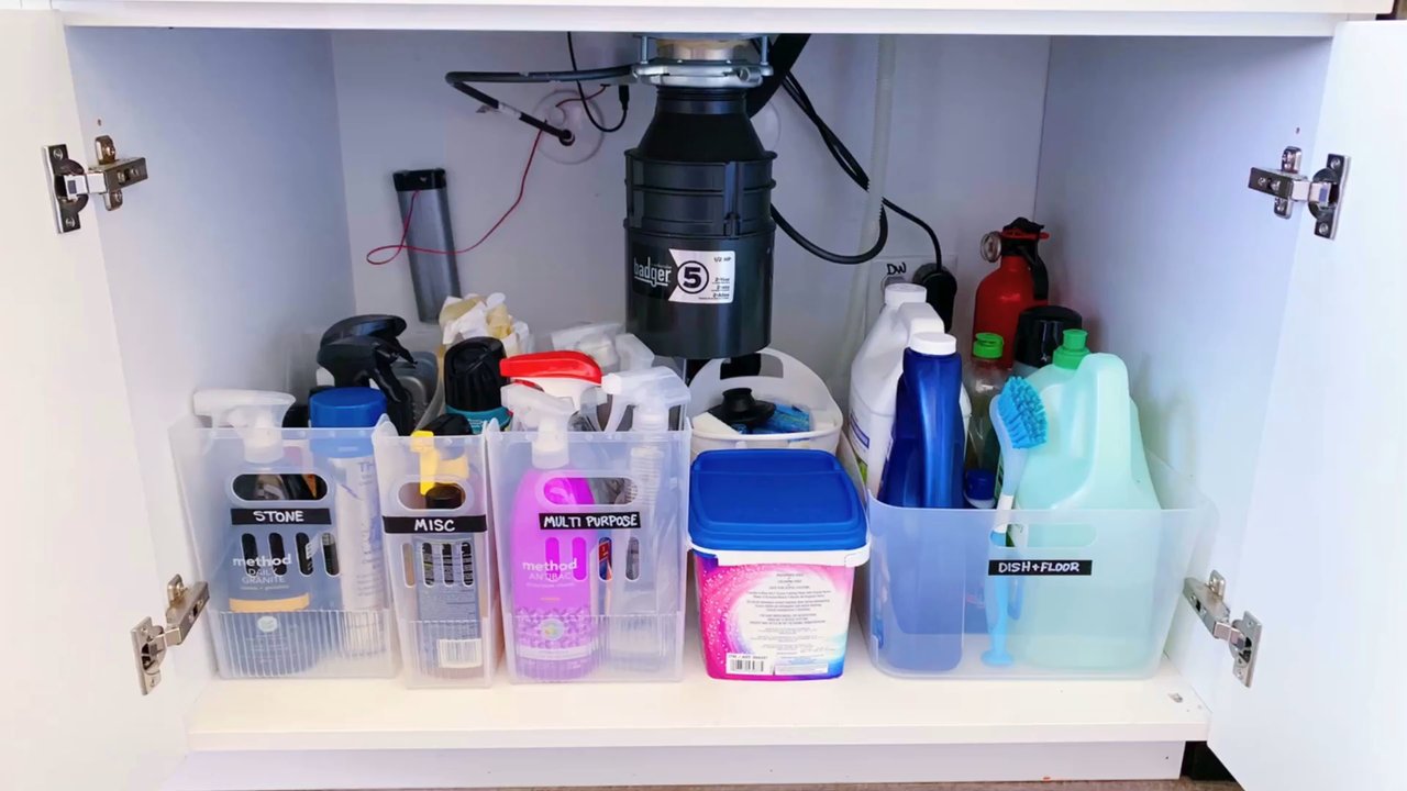Ever So Organized - Under the kitchen sink transformation - Home Organization Near Me
