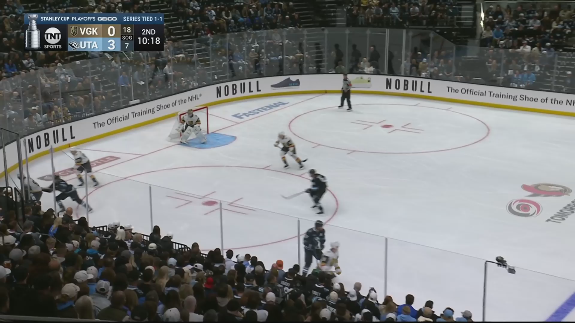 Mammoth Stun Vegas to Make History in First Playoff Home Game · Apr. 24, 2026
