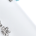 Larimar Sterling Silver Seafoam Adjustable Link Bracelet Marahlago Jewelry round Gemstone 