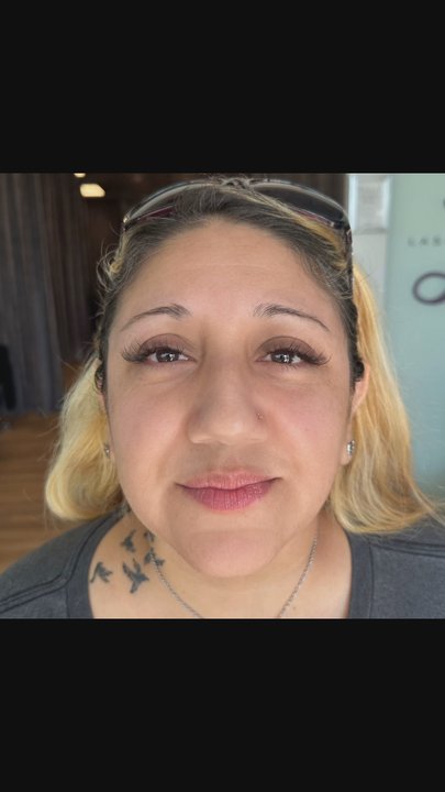 The Lash Lounge - Before and after pictures of my eyebrows. - Eyelash Service Near Me - Kyle, Texas