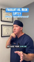 @therealdrsterry on facelift versus neck lift