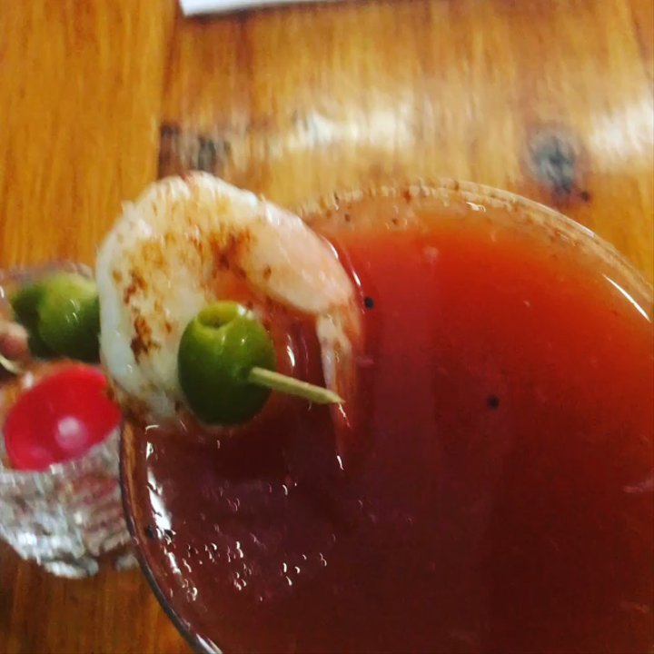 Tapas Italiano - Bloody Mary Straight up! Shut the Shrimp up with this combination - Tapas/Small Plates Near Me - Bronx, New York