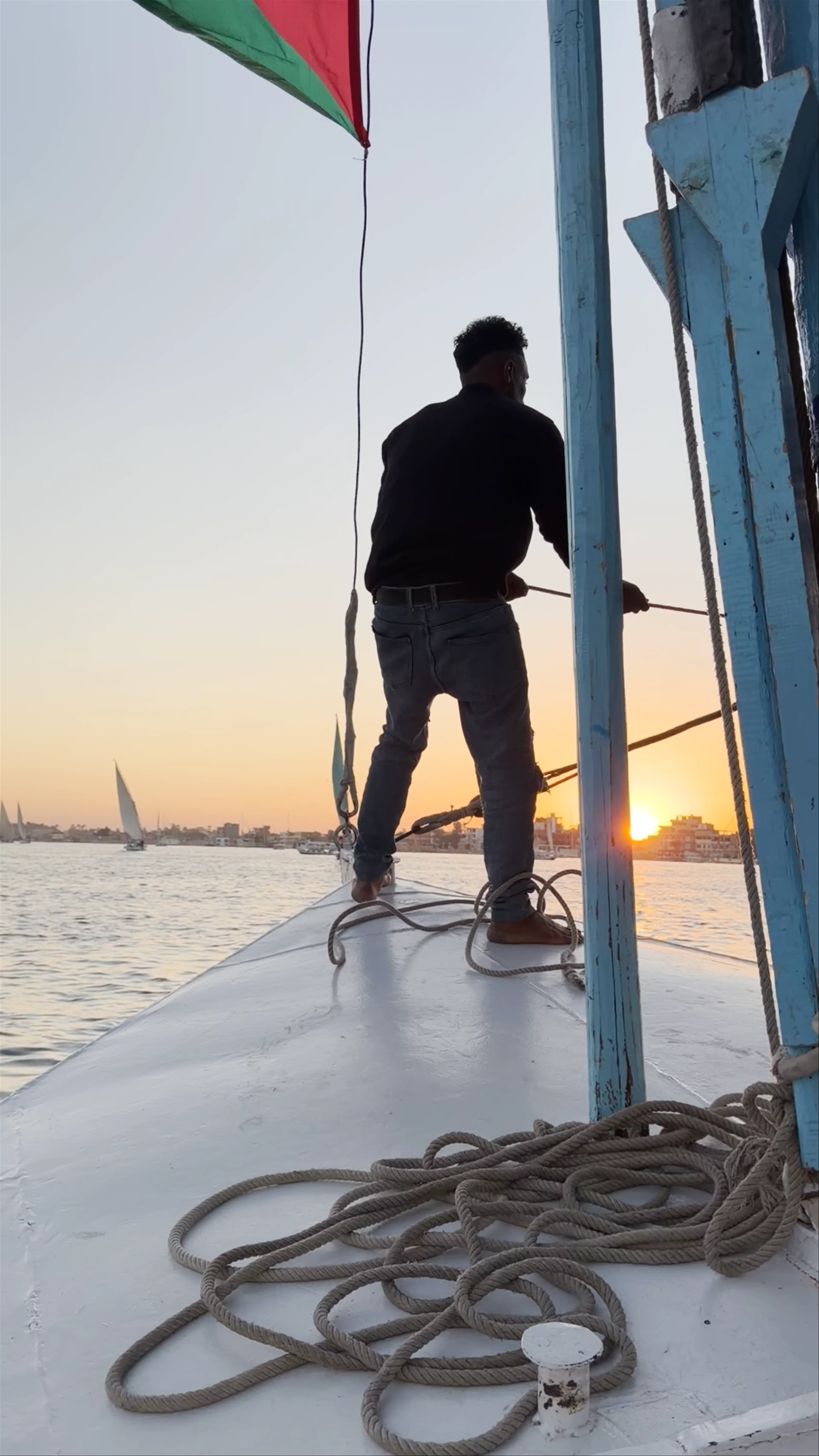 Felucca Sailing, Khaled Ibn Al Waleed Street, Gazirat Al Awameyah, Luxor