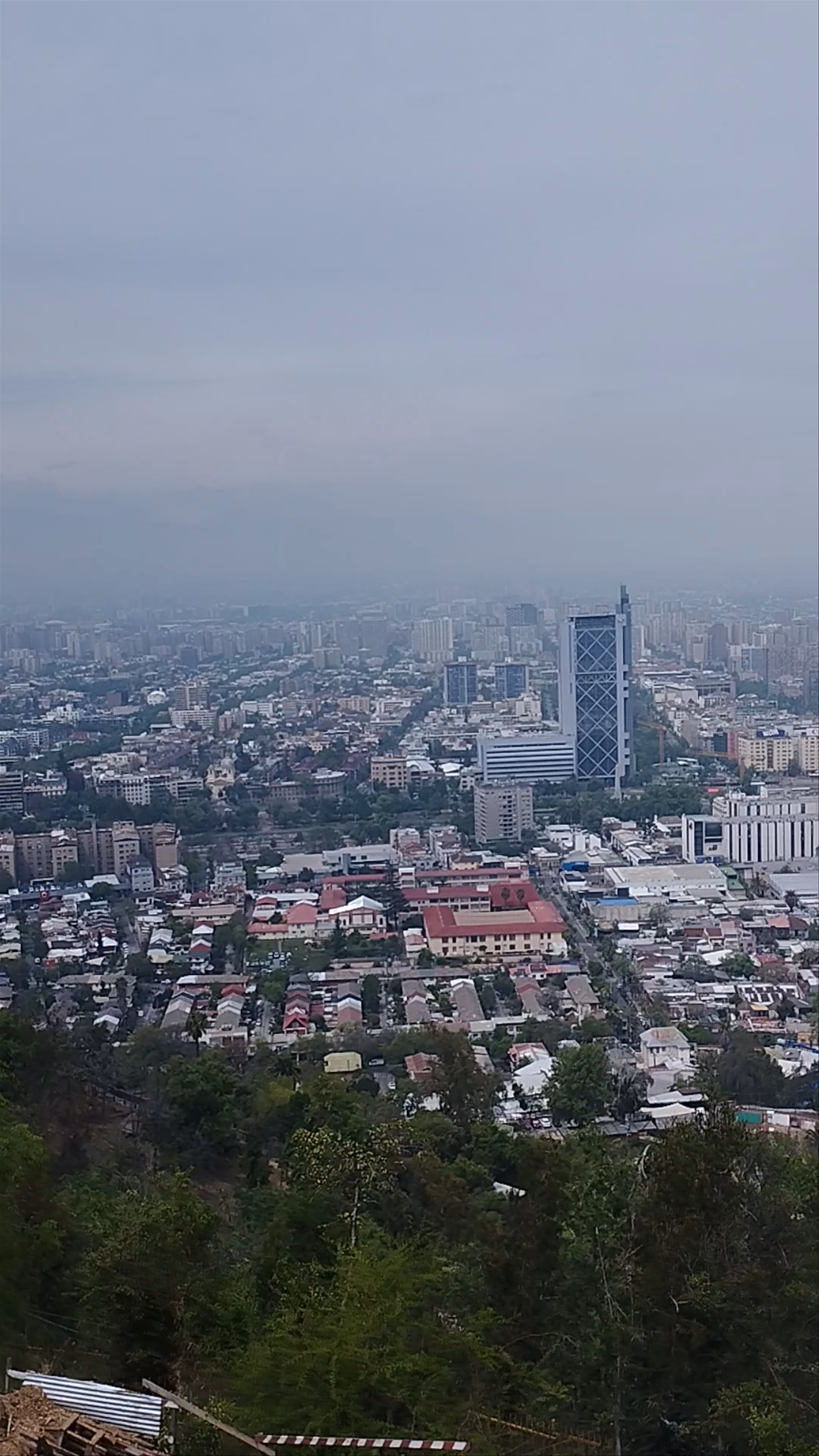 Estación Pío Nono Funicular Santiago: Panoramic Urban Views from Providencia, Chile