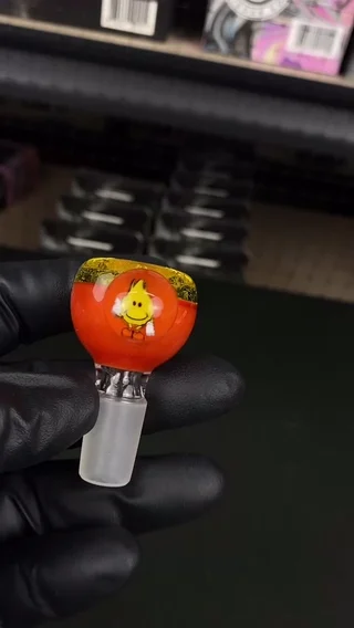Preview pic of 14mm Single Hole Bowl Slide by Keys Glass
