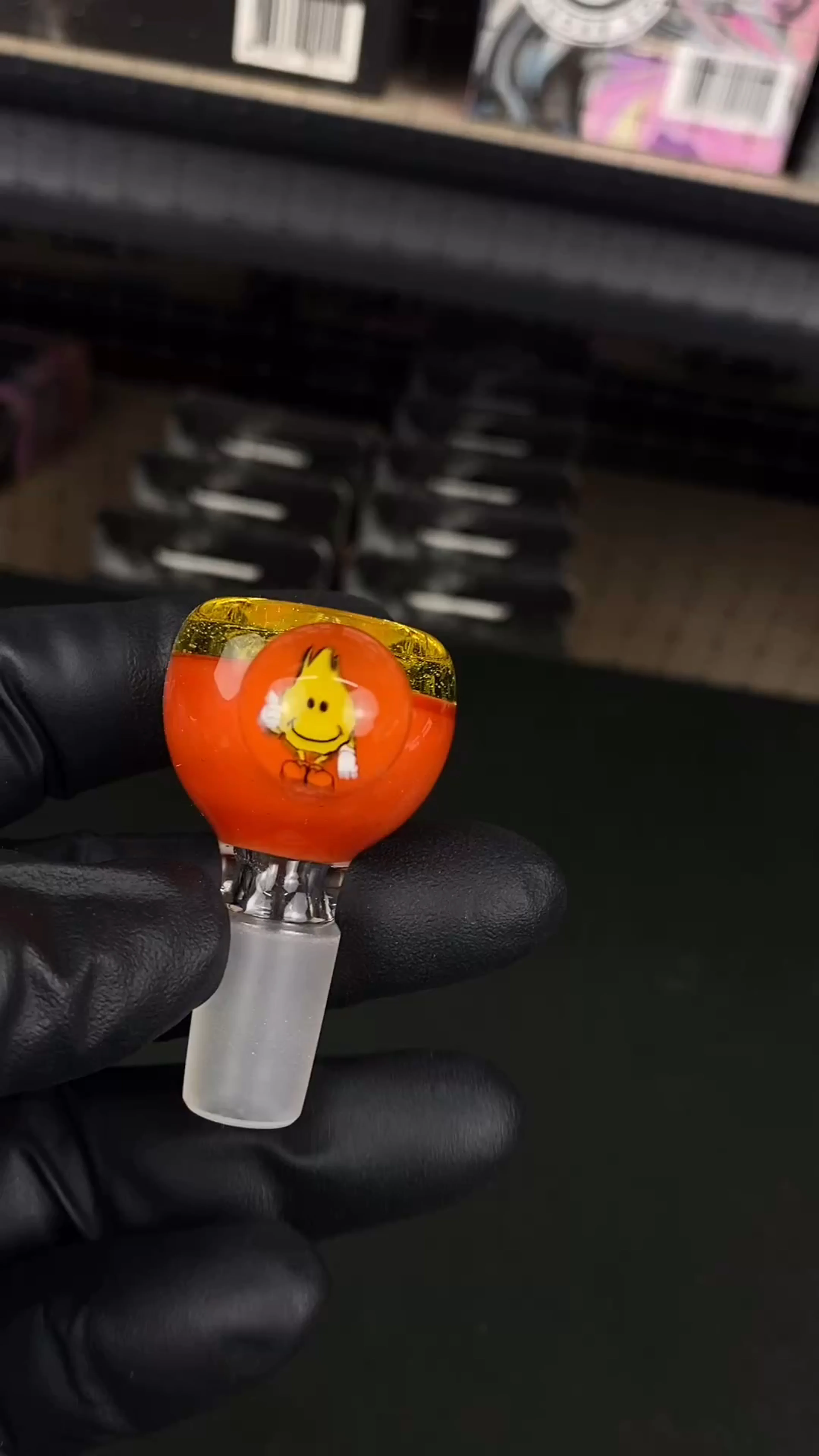 Preview pic of 14mm Single Hole Bowl Slide by Keys Glass