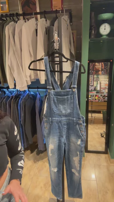 Salopette in denim 40 image 1