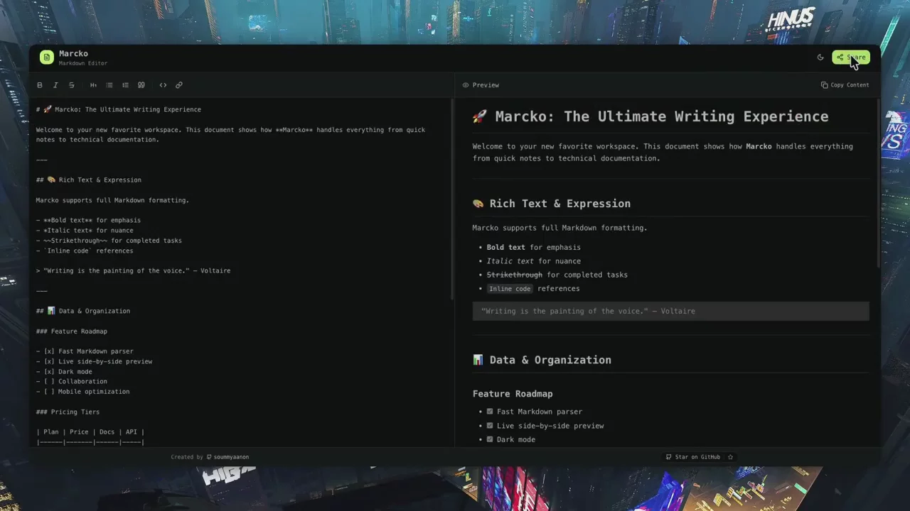 Marcko - Markdown Editor image 1