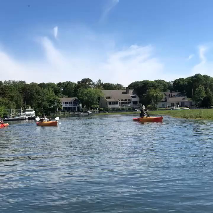 Rideaway Adventures - In the middle of the kayak Tour!! Extremely therapeutic! The instructor Cam was extremely kind. - Rafting/Kayaking Near Me - Mashpee, Massachusetts