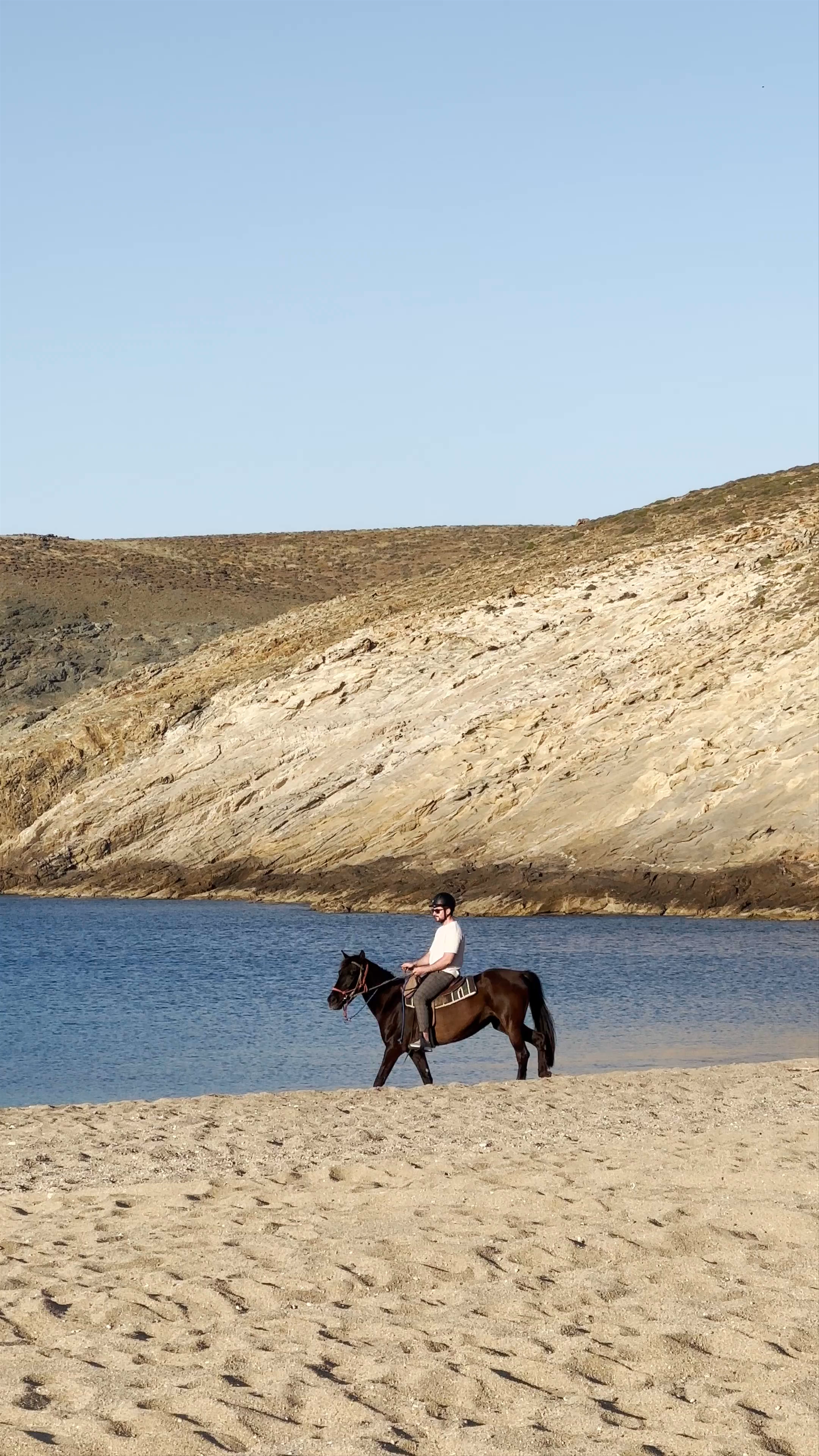 Horseback Riding along the Serene Shores of Fokos Beach, Greece