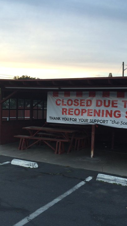 Scenic Drive In - DANG IT !!!!! I NEED A KNOCKOUT BURGER!!!!! - Sandwiches Near Me - Modesto, California