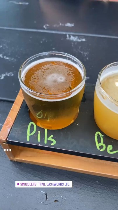 Smugglers' Trail Caskworks - Beer flight - Breweries Near Me - Langley, British Columbia