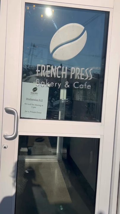 French Press Bakery & Cafe - Entrance & interior of French Press - Coffee & Tea Near Me - Needham, Massachusetts