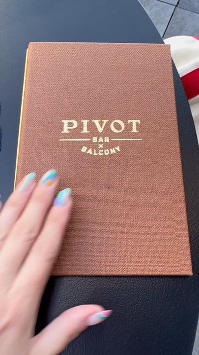 Pivot Bar and Balcony - Menu outside - Cocktail Bars Near Me - Indianapolis, Indiana