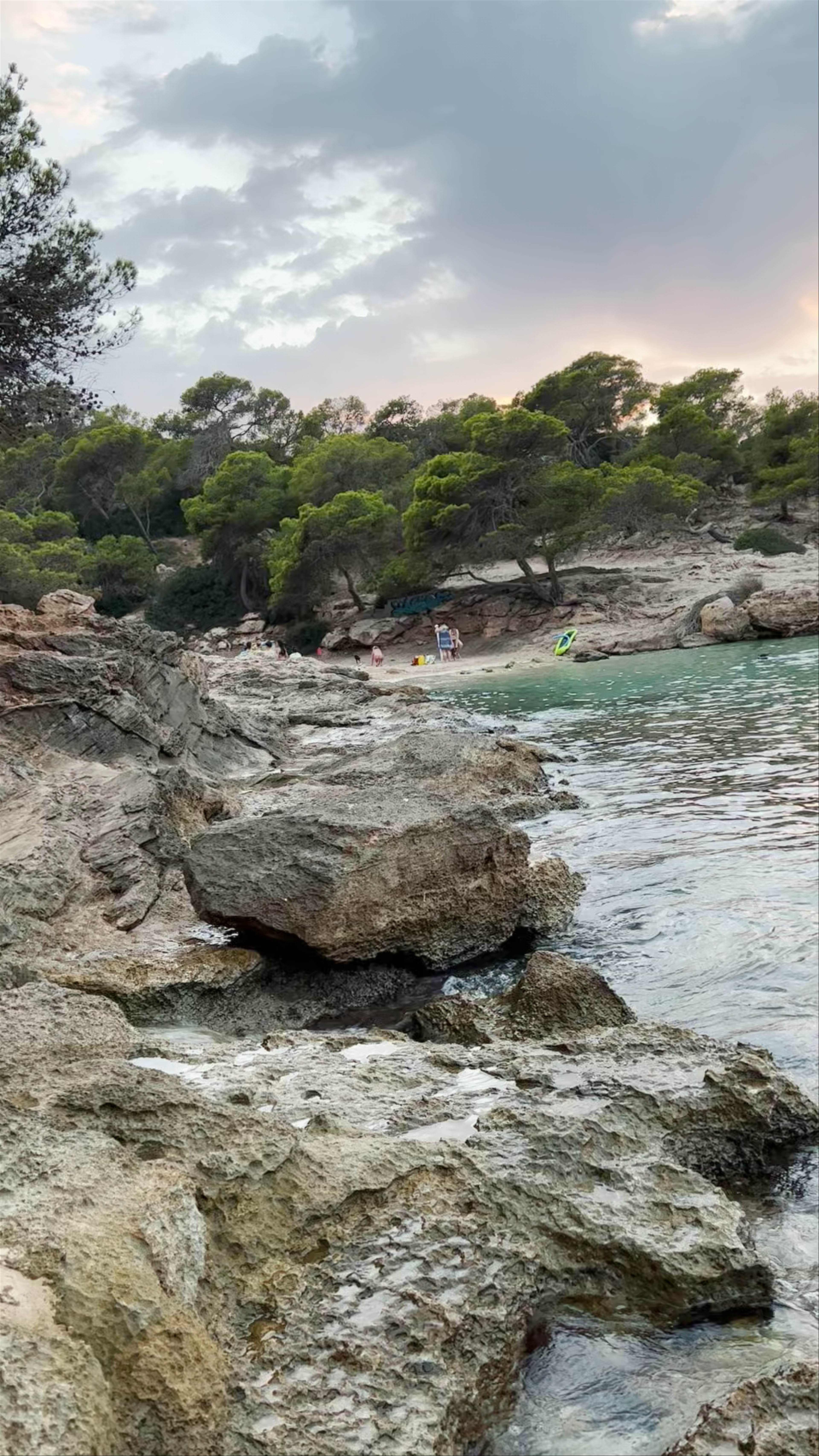 Platgeta de Portals Vells: Secluded Rocky Cove Escape in Portals Vells, Spain
