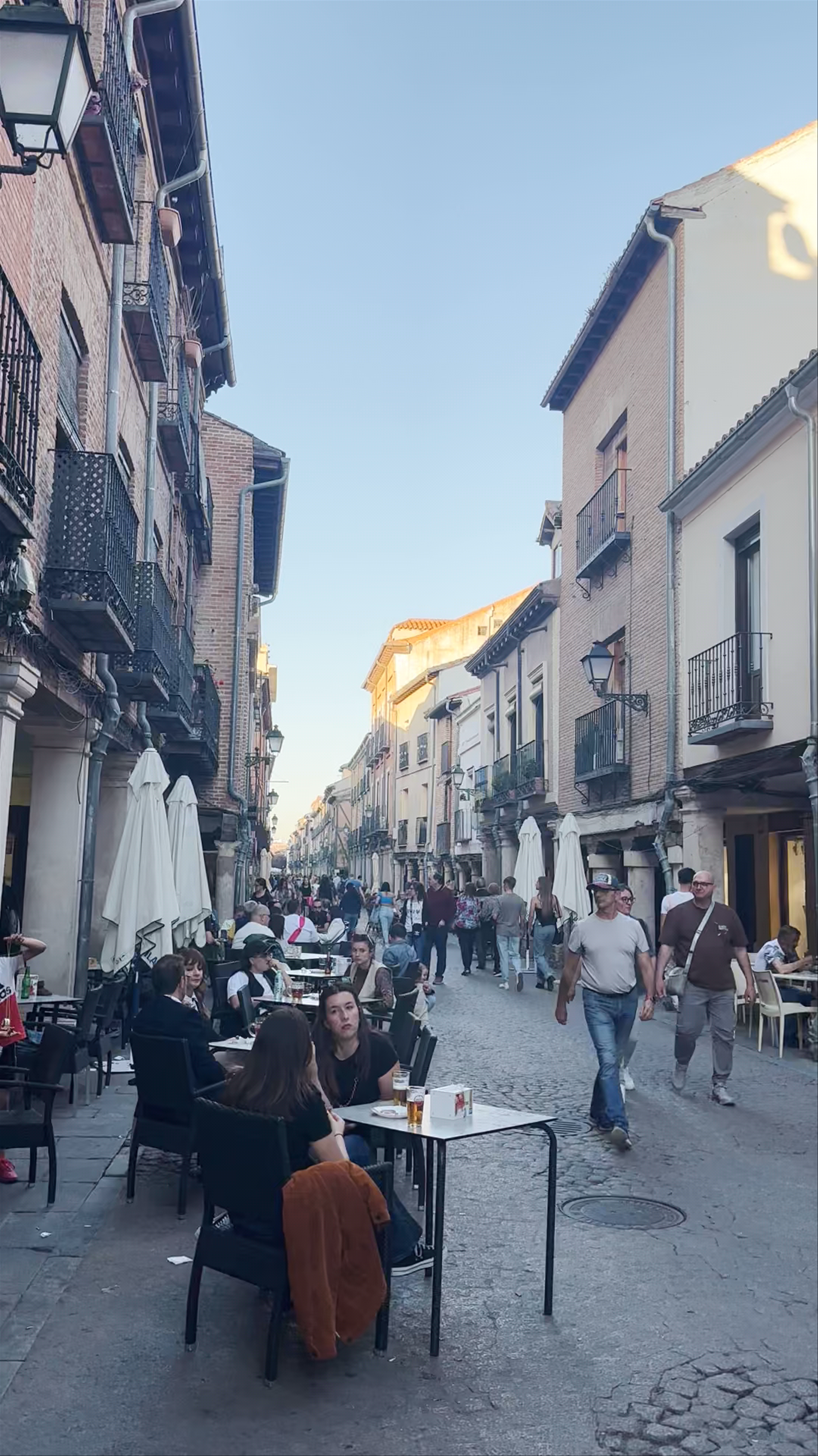 Historic Street Vibes at Calle Mayor in Alcalá de Henares, Spain