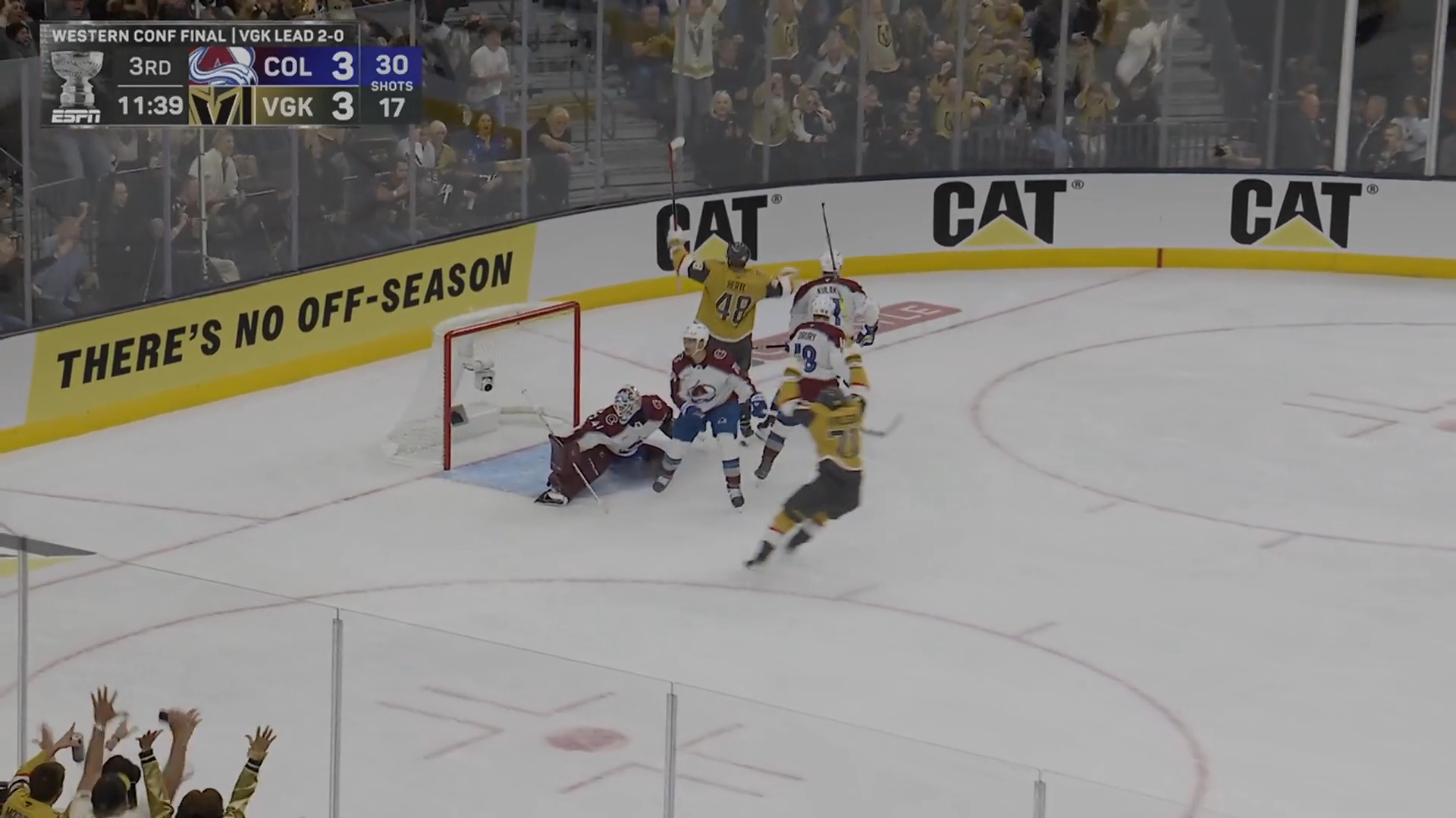 Hertl Goes to the Backhand From the Slot to Put Vegas Ahead, 4-3 · May 24, 2026
