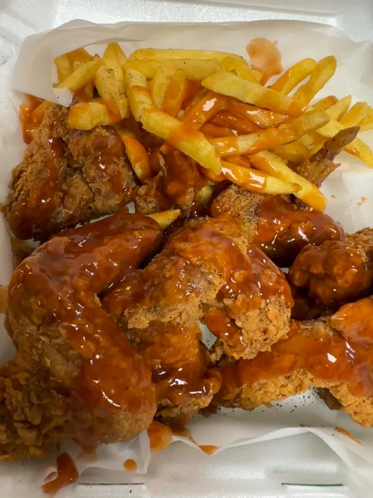 Harold’s Chicken Shack - 10 wings with salt pepper and mild sauce. Definitely a hit!! - Chicken Wings Near Me - Burnham, Illinois