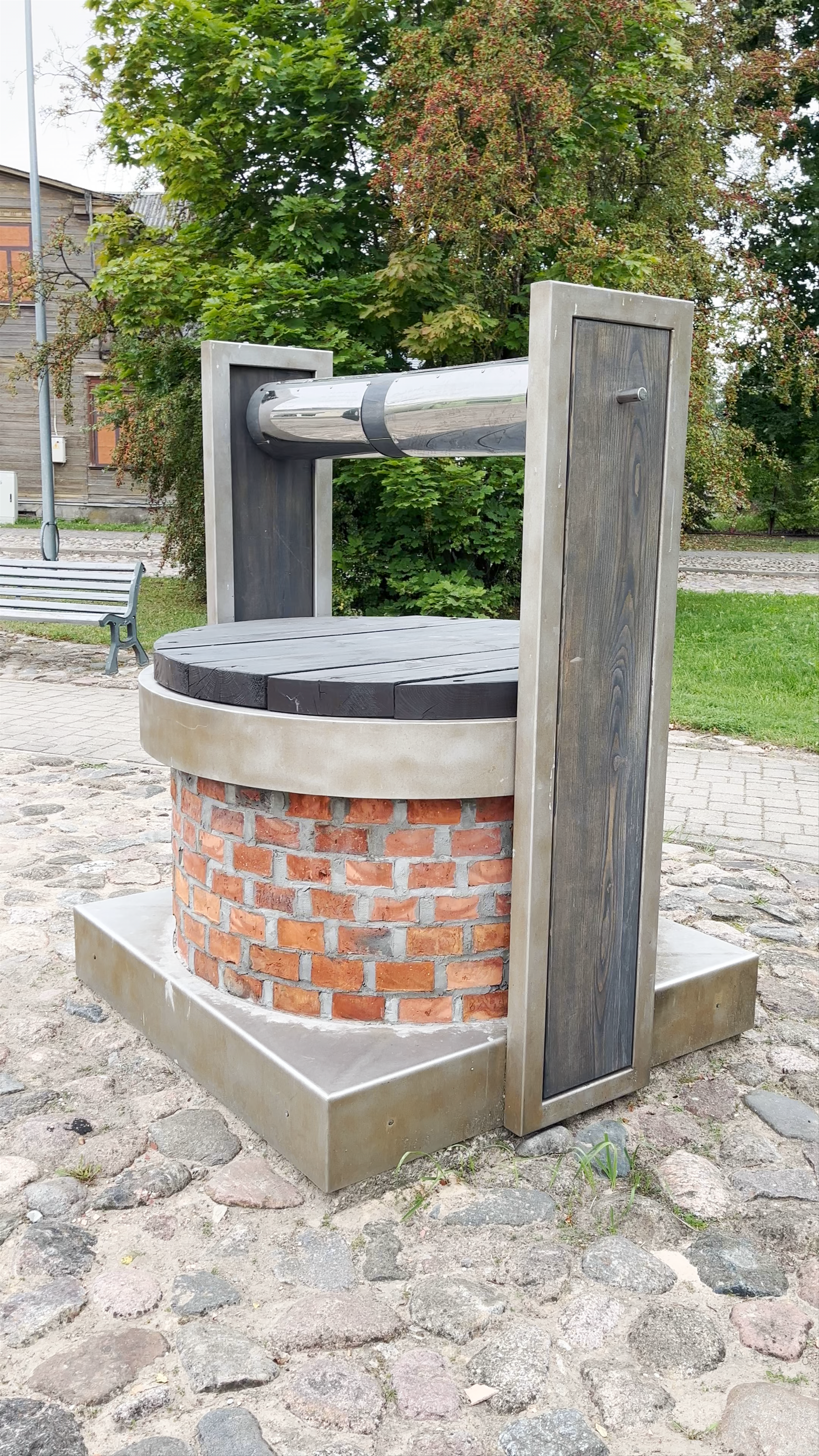 Serene Walk Through Memorial Park in Jēkabpils, Latvia