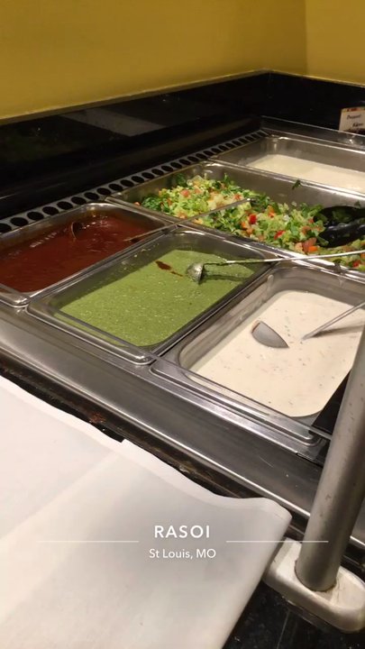 Rasoi - Buffet on a Saturday! $11.95! Thank you for being smart enough to have a weekend lunch buffet! - Indian Near Me - St. Louis, Missouri